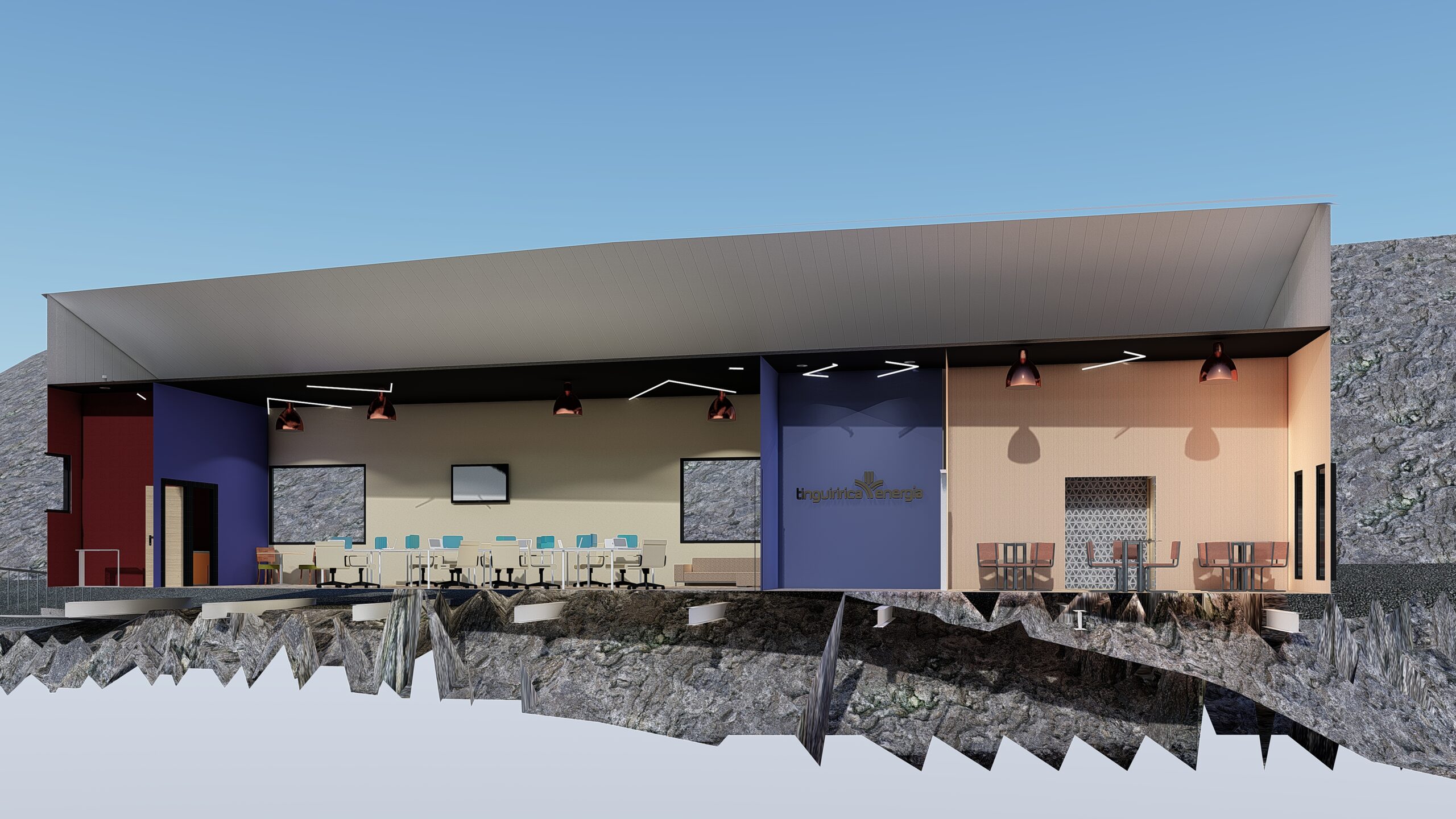 Corte volumétrico longitudinal